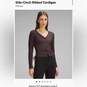 Lululemon brown top